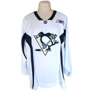 VTG 2000's Blank PITTSBURGH PENGUINS JERSEY CCM Men's Large NHL Hockey Reebok
